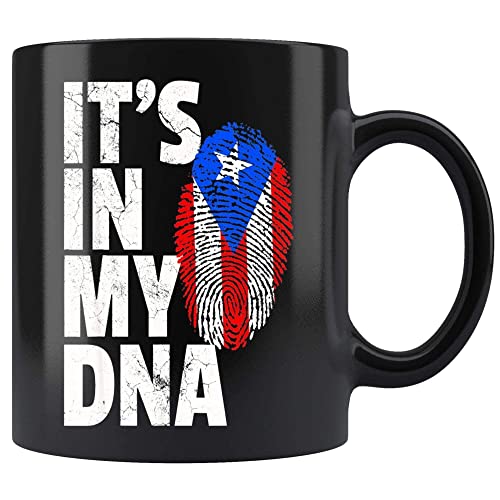 WANJIBAO Coffee Mug Its in My Dna Puerto Rico Rican Flag Mug Coffee Mug 11oz Present Tea Cups 11oz WANJIBAO Coffee Mug Its in My Dna Puerto Rico Rican Flag Mug Coffee Mug 11oz Present Tea Cups 11oz
