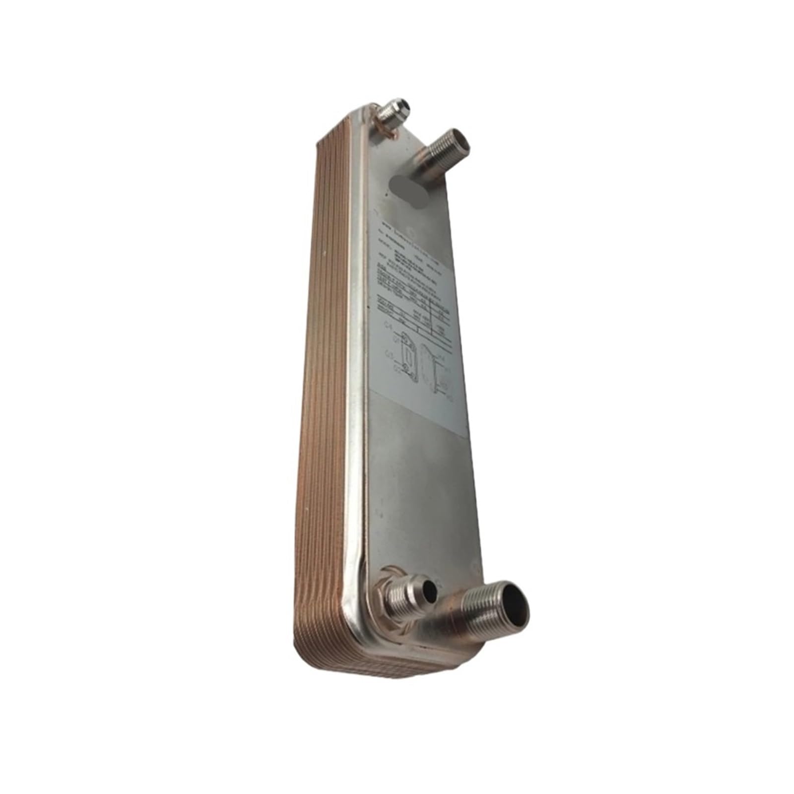 Scambiatore Di Calore A Piastre Raffreddato Ad Acqua, Condensatore Frigorifero 4,5 KW, Controllo Bassa Temperatura, Armadio Zero, Pressione Condensazione Stabile(PHE-C005-003)