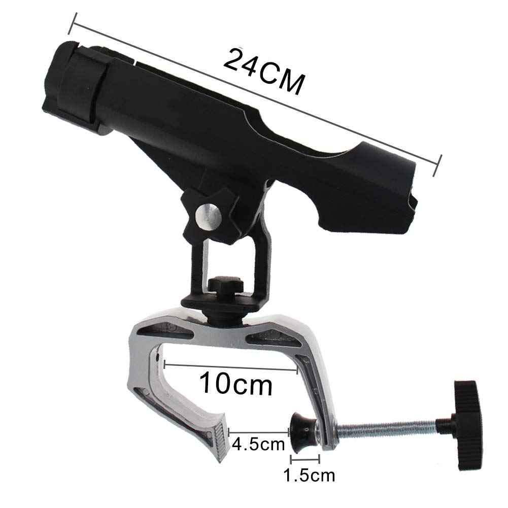 Portacanna In Acciaio Inox 316 Regolabile 360° - Supporto Per Canne Da Pesca 1085399