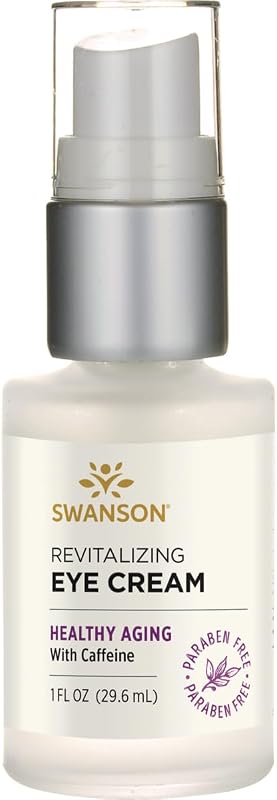 Swanson Creme para a Região dos Olhos com Cafeína, 29,6 mL