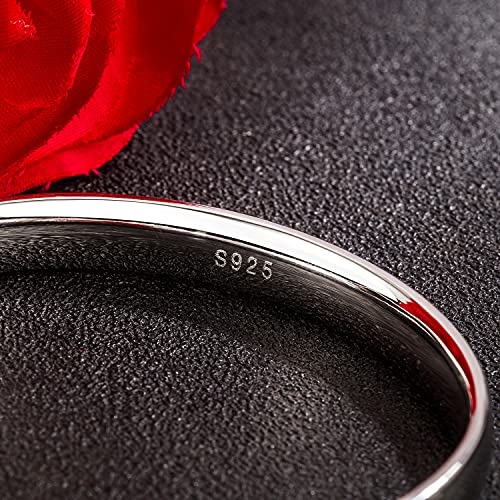 Dankadi Minimalism Women Men 925 Sterling Silver Bracelet Width 7-8MM Diameter 60-65 mm Solid Smooth On Bangle Cuff Fashion Fine Jewelry Gifts - Image 8
