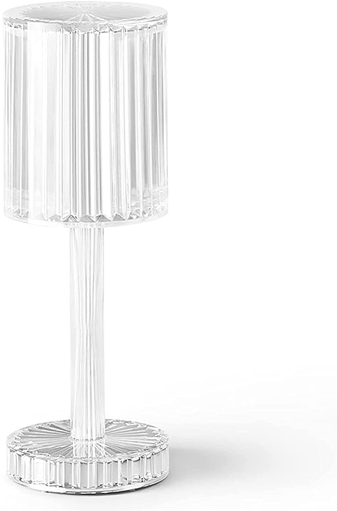 Lampe de chevet tactile blanc cristal pour lire au lit sans fatigue