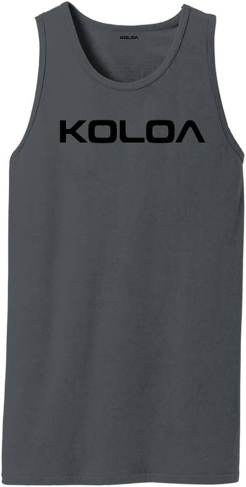 Koloa Original Logo Pigment-Dyed Tank Tops in Sizes S-4XL
