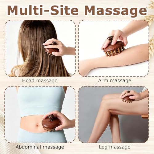 Image of Hair Massager Head Massager, Scalp Massage Tool with 28 Teeth, Stress Relief and Hair Care for Daily Use, Portable Design for Home and Travel