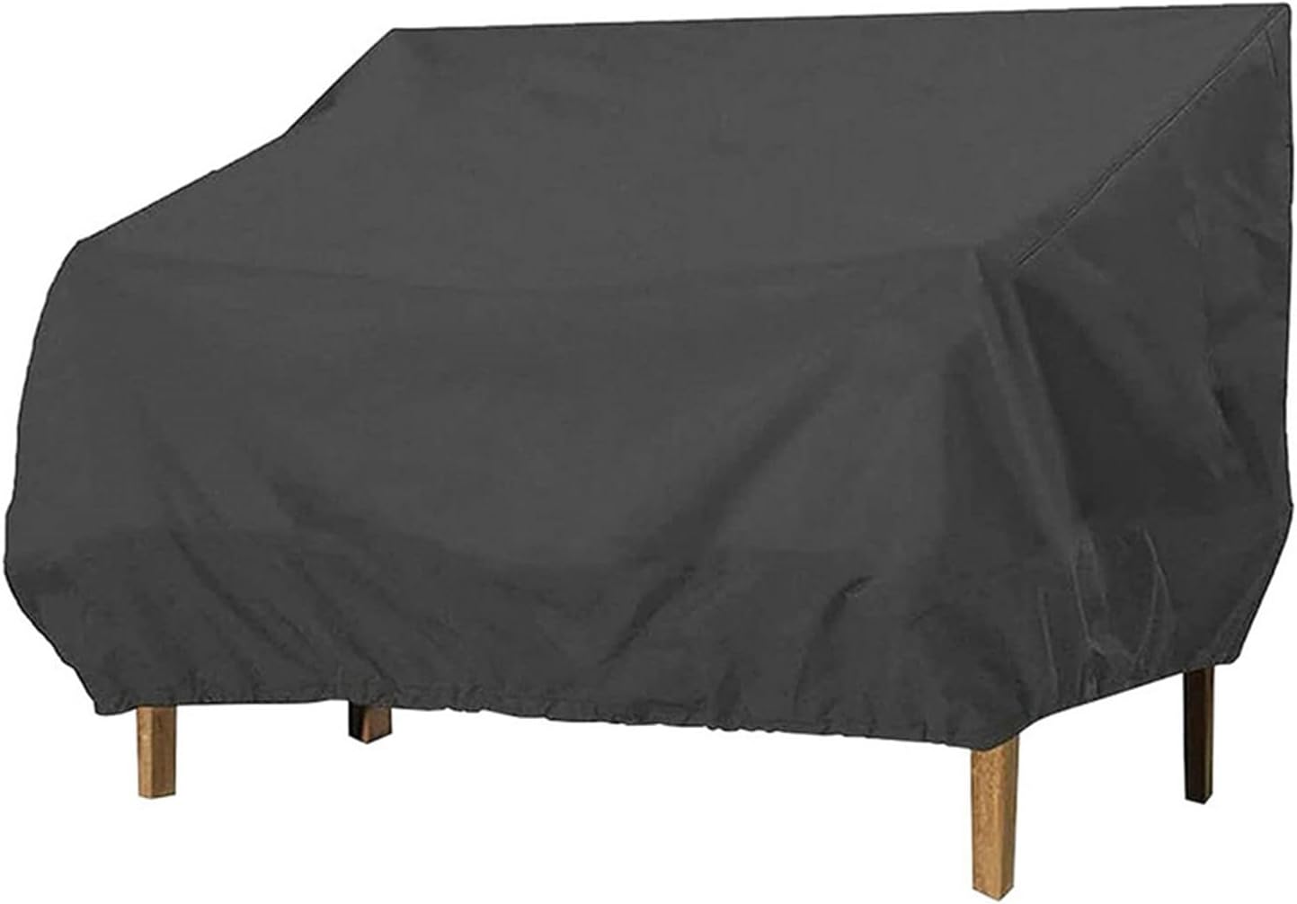 Patio Sofa Cover Garden Furniture Outdoor Waterproof Dust Cover 210D Oxford Cloth Balcony Patio Chair Sofa Covers(Beige 193X83X84CM)