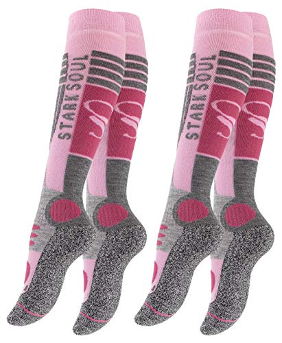 STARK SOUL Chaussettes femme 4129_A - Vieux rose/gris - 35-38, Vieux rose/gris Cover