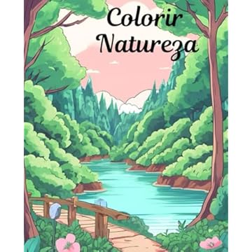 Capa do livro Colorir Natureza (Portuguese Edition)