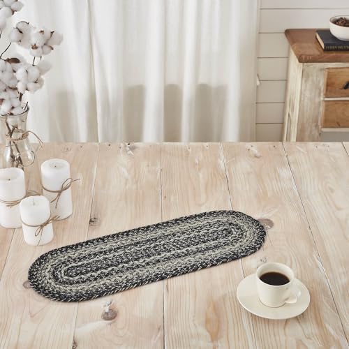 VHC-Brands-Sawyer-Mill-Black-White-Jute-Oval-Runner-8x24 VHC Brands Sawyer Mill Black White Jute Oval Runner 8×24