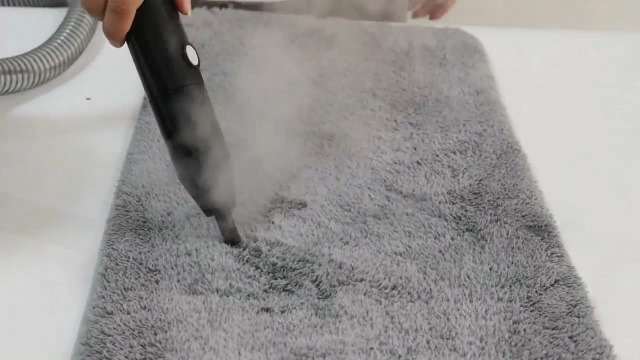 Amazon | 【100℃蒸気×19000Pa吸引力】スチーム カーペットクリーナー