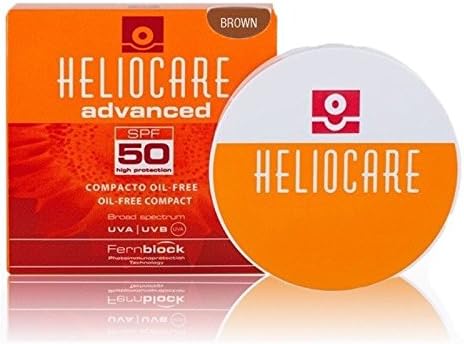 Amazon Com Heliocare Aestheticare Oil Free Compact Brown 10g Anti Aging Skin Care Home Kitchen