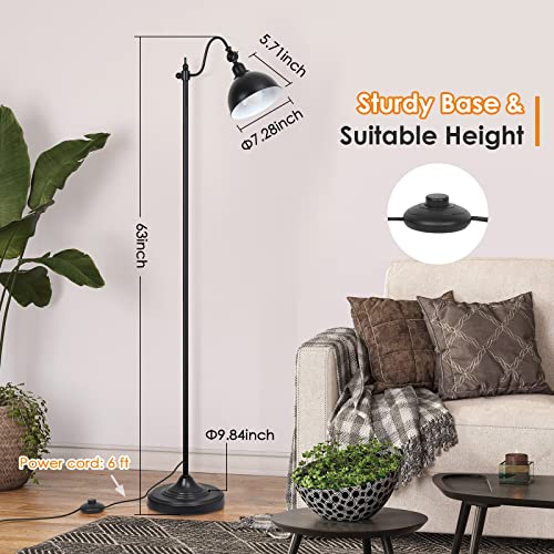 Mlambert USTX-INDFL01-1 Industrial Floor Lamp,63 Inch Led Standing Lamp Modern thumb #5