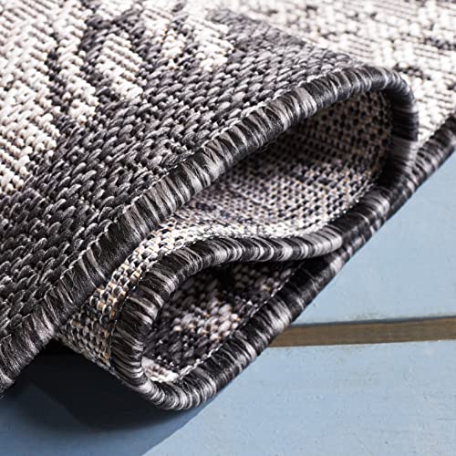 Tapete SAFAVIEH 8x10 Pulgadas Beige y Negro miniatura 4