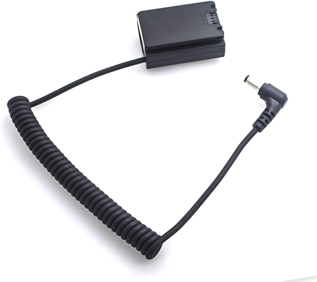 Fotga Coiled DC Power Cable Adapter + DC Coupler Dummy Battery NP-FZ100 for Sony ZV-E10II ZV-E1 FX2 FX3 FX30 A1 II A7C A7V A7III A7RIII A7SIII A7RM4 A7RIV A7RV A9 II A6600 A6700 A7CR A7CII Camera