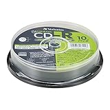 Type : CD-R de données Verbatim Japan PR80FP10SD1 CD-R 700 Mo 10 feuilles, blanc imprimable, vitesse 48x