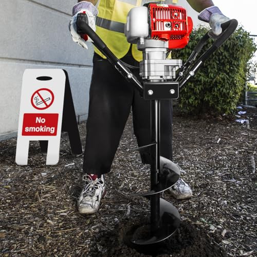 image for XtremePowerUS 52CC 2-Stroke Gas Powered Earth Auger, Post Hole Digger 