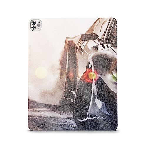 Image of MightySkins Carbon Fiber Skin Compatible With Apple iPad Pro 12.9 inch M2 6th Gen (2022) Full Wrap Kit - Headlight Flare | Protective Durable Textured Carbon Fiber Finish | Easy To Apply | Made in the USA