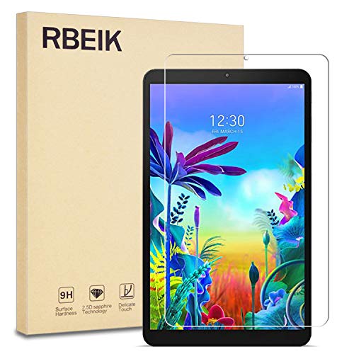 Rbeik 9H Hardness Anti-Scratch Anti-Fingerprint Glass Easy-Install Screen Protector Tempered Glass For Lg Pad 5 10.1 Lm-T600L Tablet #TOP4