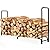 Rocky Mountain Goods 8 ft Firewood Rack - Outdoor/Indoor - Wood Storage Firewood Holder - Heavy Duty Steel Log Rack - Easy Install in Minutes - Included Hardware - Keeps Firewood Up and Dry