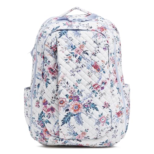 Image of Cotton Large Travel Backpack Travel Bag, Magnifique Floral, One Size