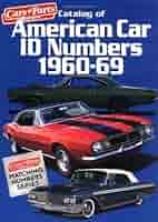 Catalog of American Car I. D. Numbers 1960-69 (Cars & Parts