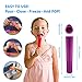 Silicone Popsicle Mold, Food Grade, Pure, Non-toxic, Set Of 10 Tubes reusable，Best Gifts for Children's Day