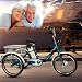 DNNAL Triciclo eléctrico para Adultos, 20"Triciclo de 3 Ruedas Bicicleta eléctrica Ocio...