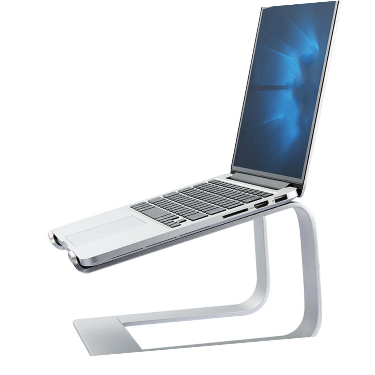 NUOBESTY Soporte para Portátil de Aleación de Aluminio Soporte Antideslizante para Tableta Resistente para Portátil para Trabajo o Estudio Casa