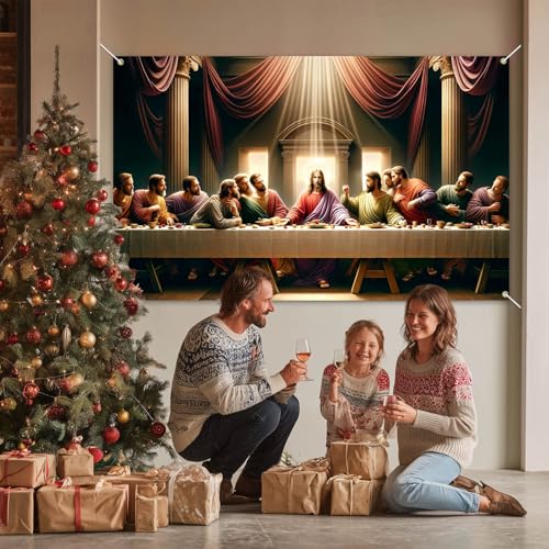 BlissYard Banner Escena de Nacimiento 71×43 Pulgadas miniatura 7