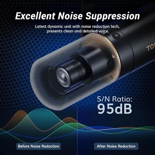 image for TONOR Dynamic Microphone, XLR/USB Microphone for Podcast, Recording, S