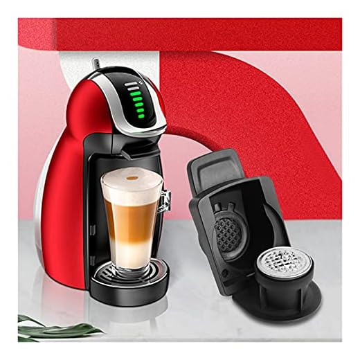 ZHANGZHI Adapter för kapslar för tillbehör för återanvändbara kaffemaskiner Nespresso Konvertera kapslar Kompatibel med söt smak kaffe (Spedito da : La Spagna)