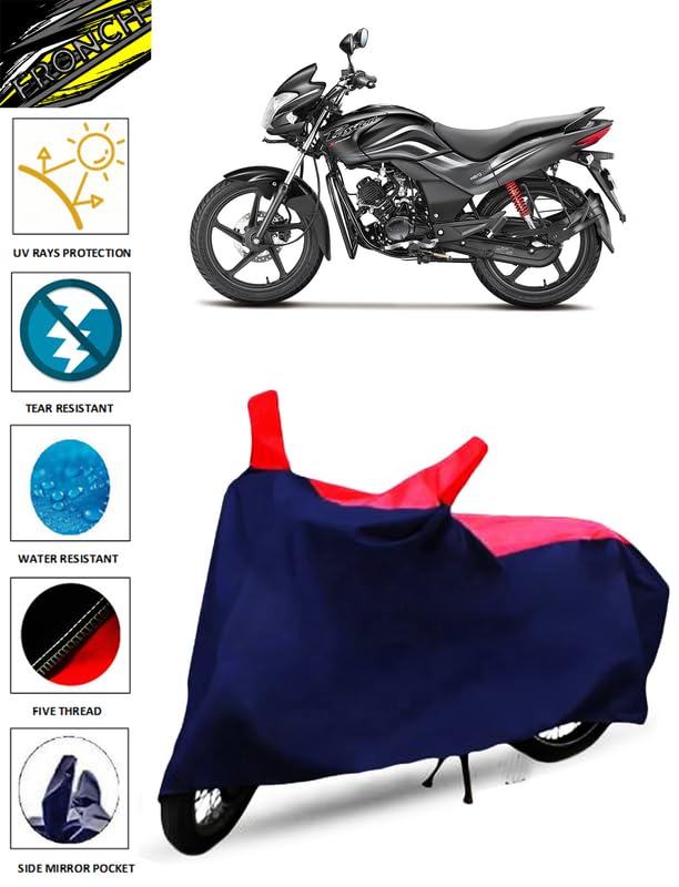 Image of FRONCH Waterproof Bike /SCOOTY Cover for Hero Passion XPRO (Passion XPRO Bike Cover /Passion XPRO Bike Cover Waterproof /Hero Passion XPRO Bike Cover)