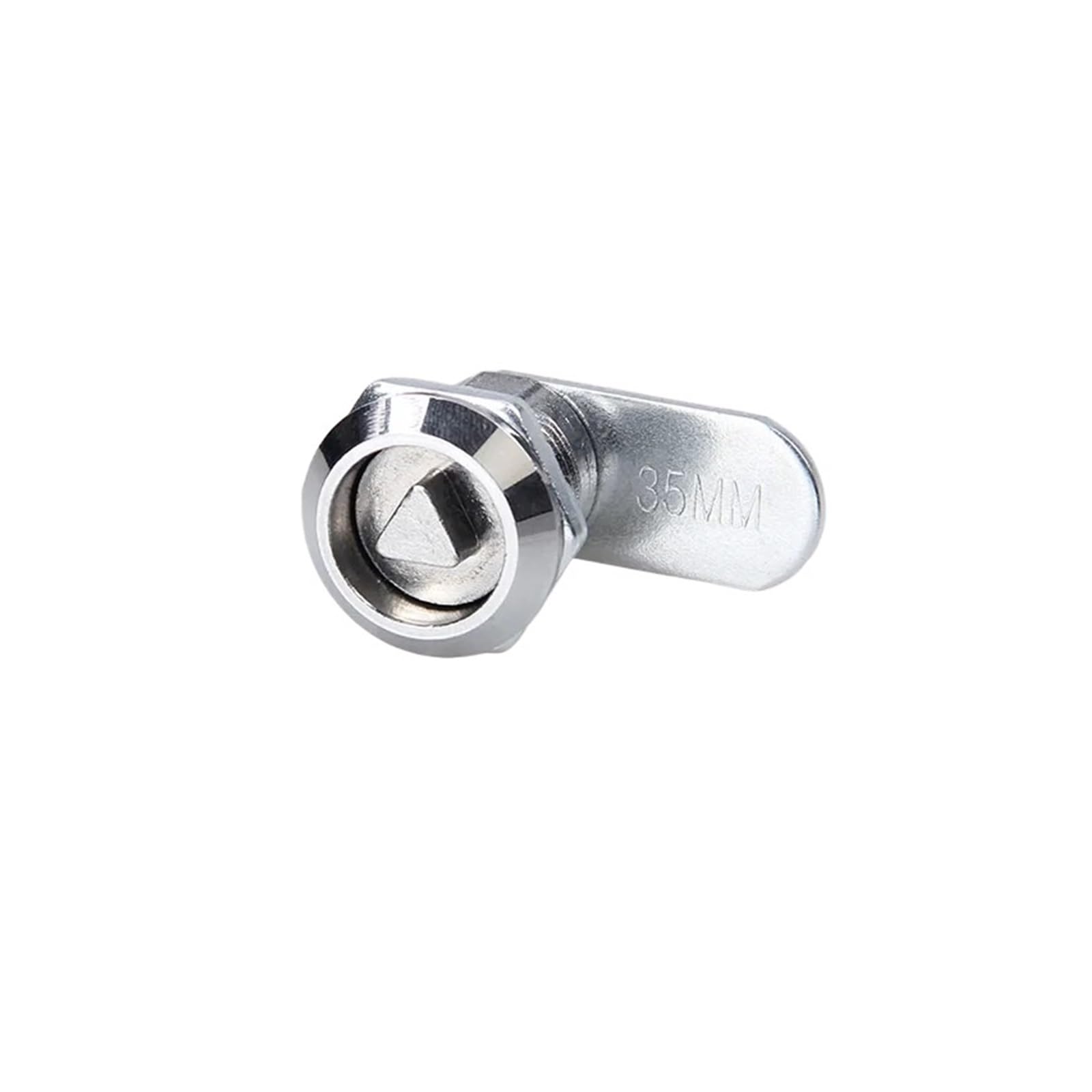 MS705-16/20 Zinc Alloy Cabinet Lock with Key, Small Triangle Cam Lock for Office Desk Letter Box(4Sets-16mm-no Key)