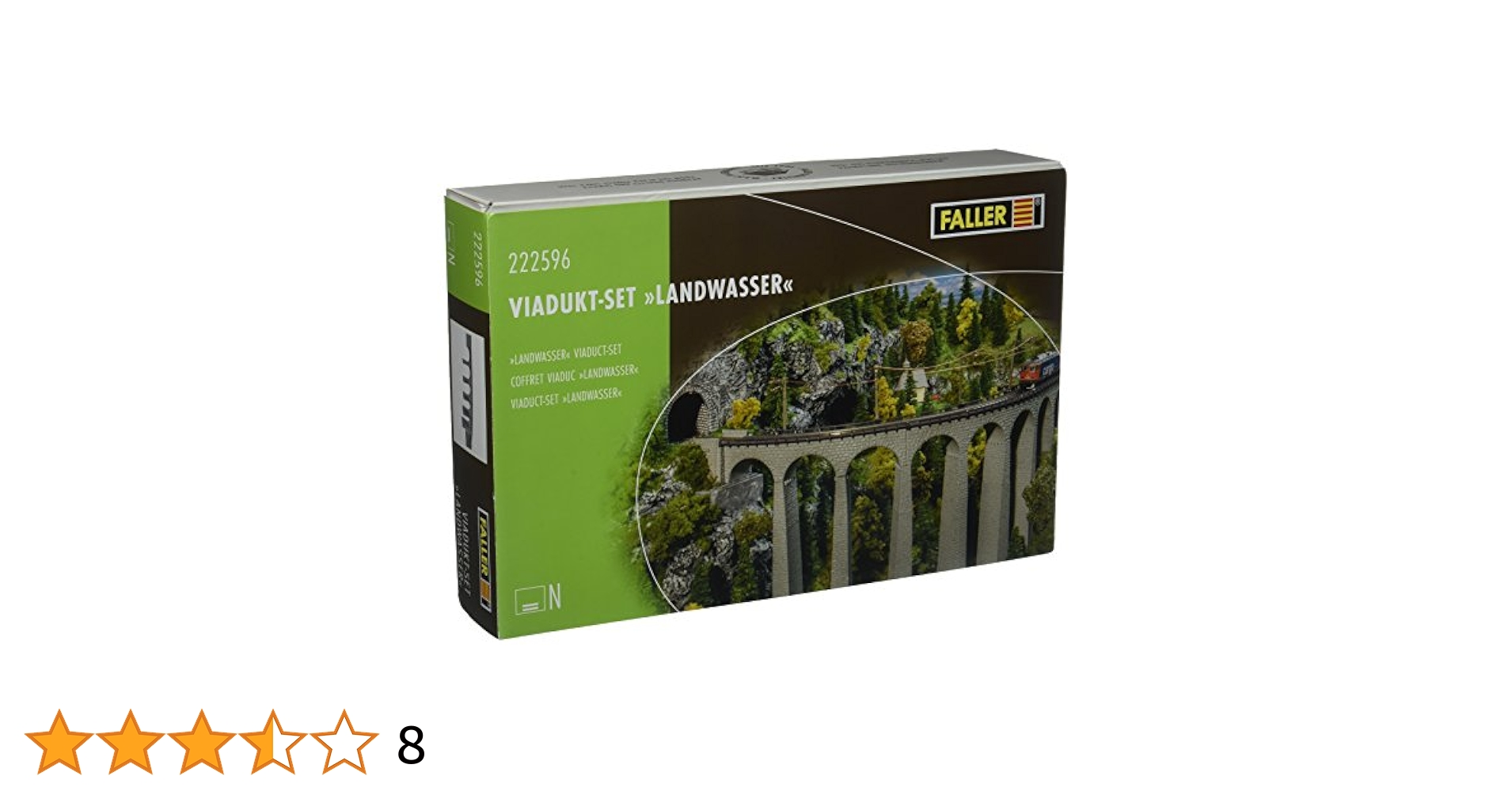 Amazon | Faller 222596 Viaduct Landwasser Nスケール 組み立て