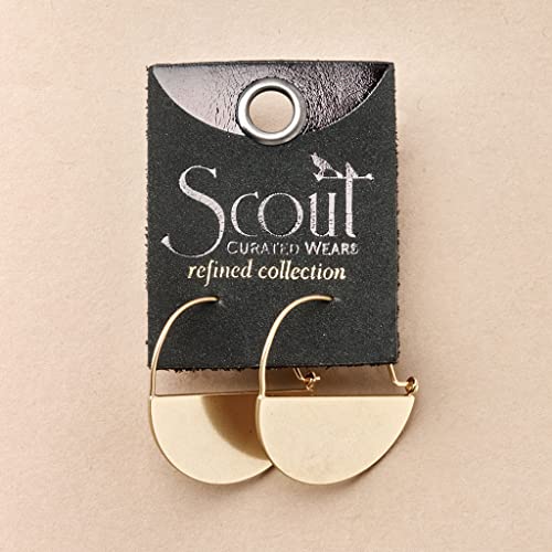 Scout Curated Wears - Refined Earring Collection - Lunar Hoop/Gold Vermeil2