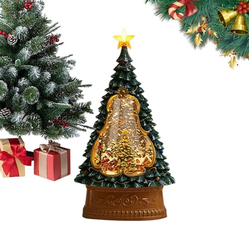 Globo de nieve de Papá Noel para iluminar tu mantel y dormitorio este invierno 2
