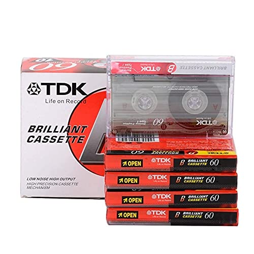TDK Virgin Cassette Audio 5 Stück x D-60 - (60 Minuten) Cover