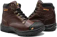 Bota Coturno em Couro Legítimo e Biqueira