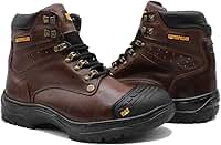Bota Coturno em Couro Legítimo e Biqueira