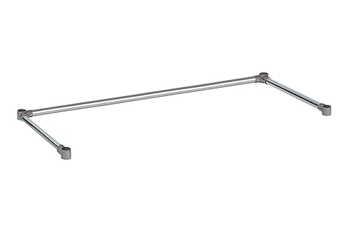 Miniatura 12 de DuraSteel Soporte de mesa de trabajo de base abierta, 30 x 30 pulgadas, soportes cruzados estabilizadores para piernas, se adapta a la mesa