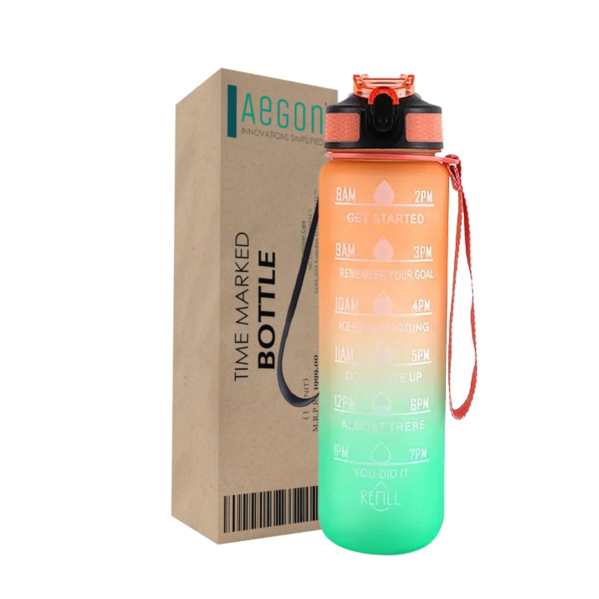 See full amazon price history chart for Aegon Gym Water Bottle Sports (BPA Free), Motivational Time Marked Sipper Bottle for Gym, Office, School | Stylish Gym Bottle for Men & Women | Leak Proof Sports Shaker 1 liter (Tritan) (Orange Green) Aegon Gym Water Bottle Sports (BPA Free), Motivational Time Marked Sipper Bottle for Gym, Office, School | Stylish Gym Bottle for Men & Women | Leak Proof Sports Shaker 1 liter (Tritan) (Orange Green) (B0CKNGV5P7) Amazon Price History, Amazon Price Tracker