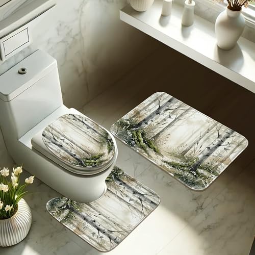 Rideau de douche imperméable haut de gamme fleurs et oiseaux - 6