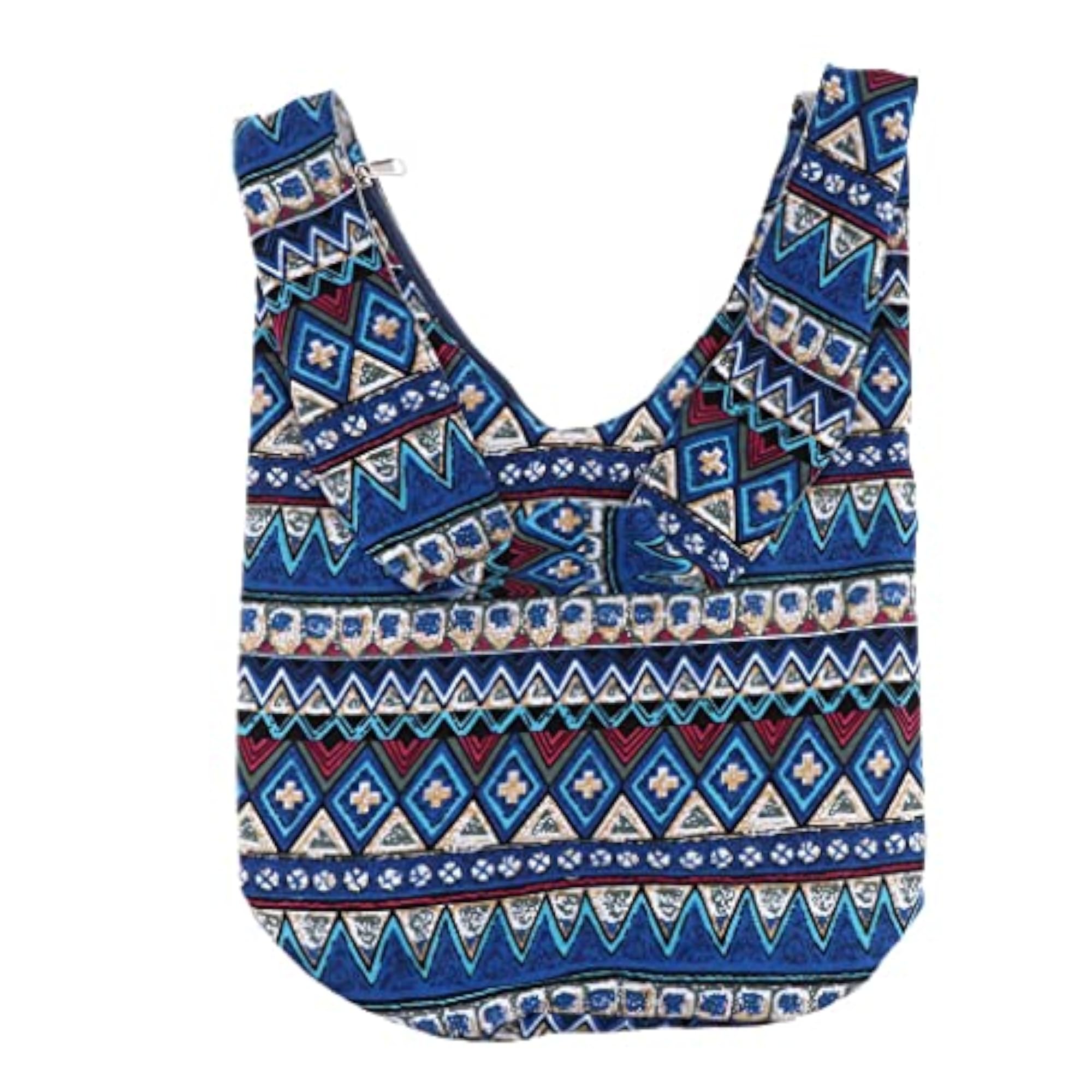 Bohemian Sling Crossbody Shoulder Bag, Hippie Style