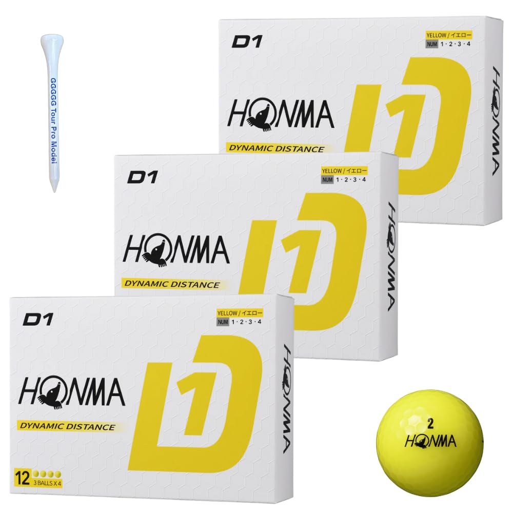 【新品】本間ゴルフ D1 2024モデル 3ダースBT2401 ×10セット HONMA GOLF 本間ゴルフ（HONMA）（メンズ）【3ダースセット