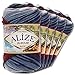 Produktbild Alize 5 x 100g Burcum Batik Premium Wolle 100% Acryl | 29 Farben Farbverlauf Akzente Accessoire Häkeln Stricken Kleidung (2978)