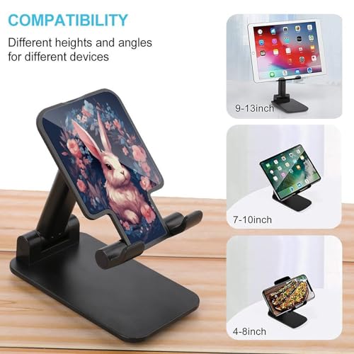 Soporte para teléfono celular regulable con tierno diseño de conejo 3