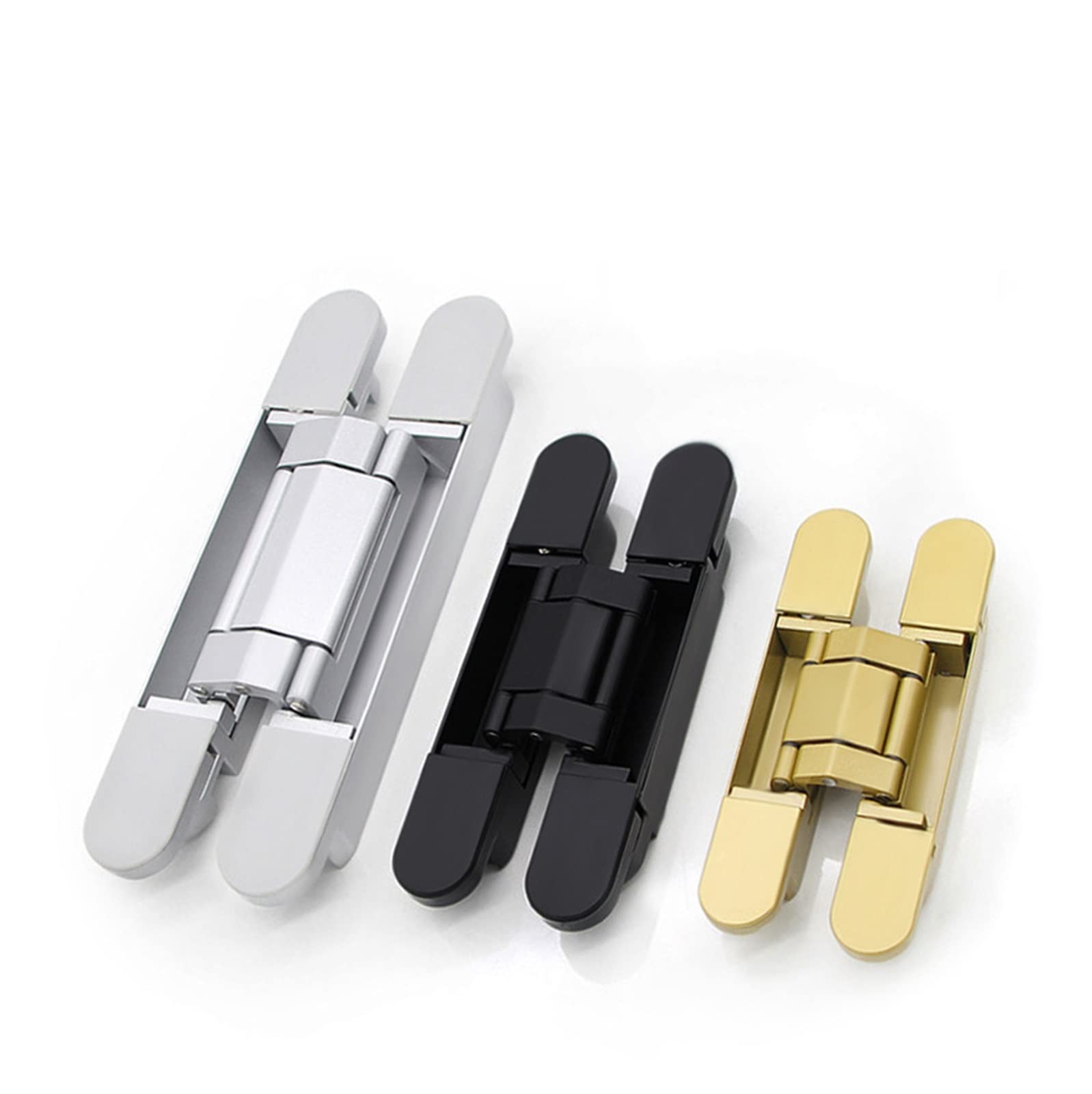 Bisagra de Alta Resistencia for Puerta de Madera Plegable Oculta, herrajes Ocultos for Muebles, bisagras for gabinete, 40KG/80KG/120KG(Gold,G120)