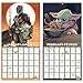 2025 Star Wars: The Mandalorian - Grogu Mini Wall Calendar (Bilingual French) (English and French Edition)