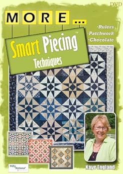 DVD More Smart Piecing Techniques with Kaye England: Rulers, Patchwork, Chocolate Book