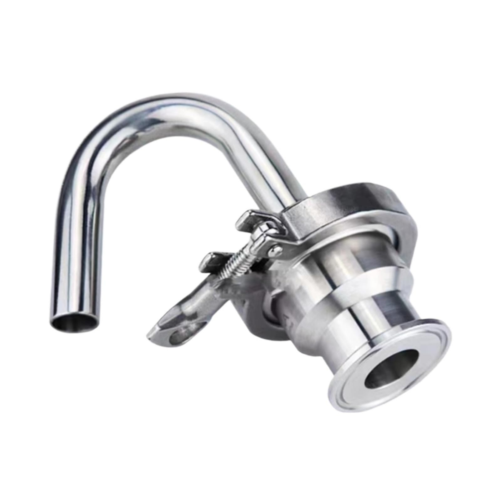 Belovek One Color 3/4" Clamp Od 50.5Mm Sanitary Exhaust Valve Floating Ball Tri-Clamp Stainless Steel 304