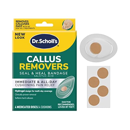 Dr Scholl's Duragel Callus Removers, 4 Cushions and 4 Medicated Discs, (Packaging May Vary)